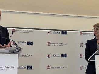 Il Segretario Generale del Consiglio d’Europa, Alain Berset e il Ministro delle Relazioni Estere e della Cooperazione Internazionale del Principato, Isabelle Berro-Amadeï, hanno incontrato i giornalisti per presentare le linee guida della prossima presidenza monegasca del Comitato dei Ministri.
