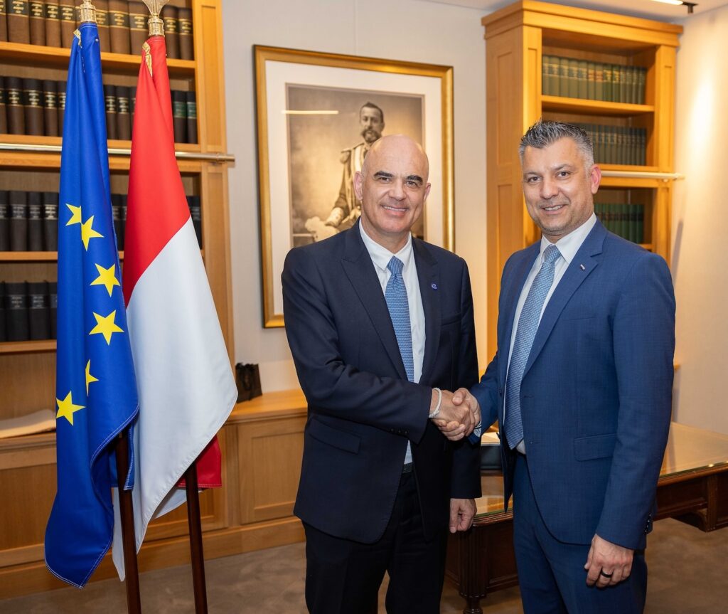 Alain Berset e Thomas Brezzo,