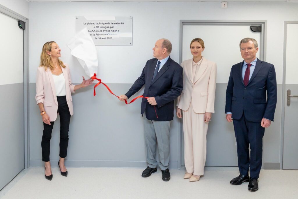 LL.AA.SS. i Principi Alberto II e Charlene hanno inaugurato il rinnovato blocco maternità del Centre Hospitalier Princesse Grace (CHPG).