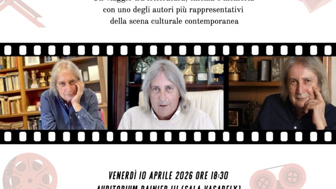 La Società Dante Alighieri di Monaco dà appuntamento, Venerdì 10 aprile alle ore 18:30, l’Auditorium Rainier III (sala Vasarely) per un incontro con Enrico Vanzina,