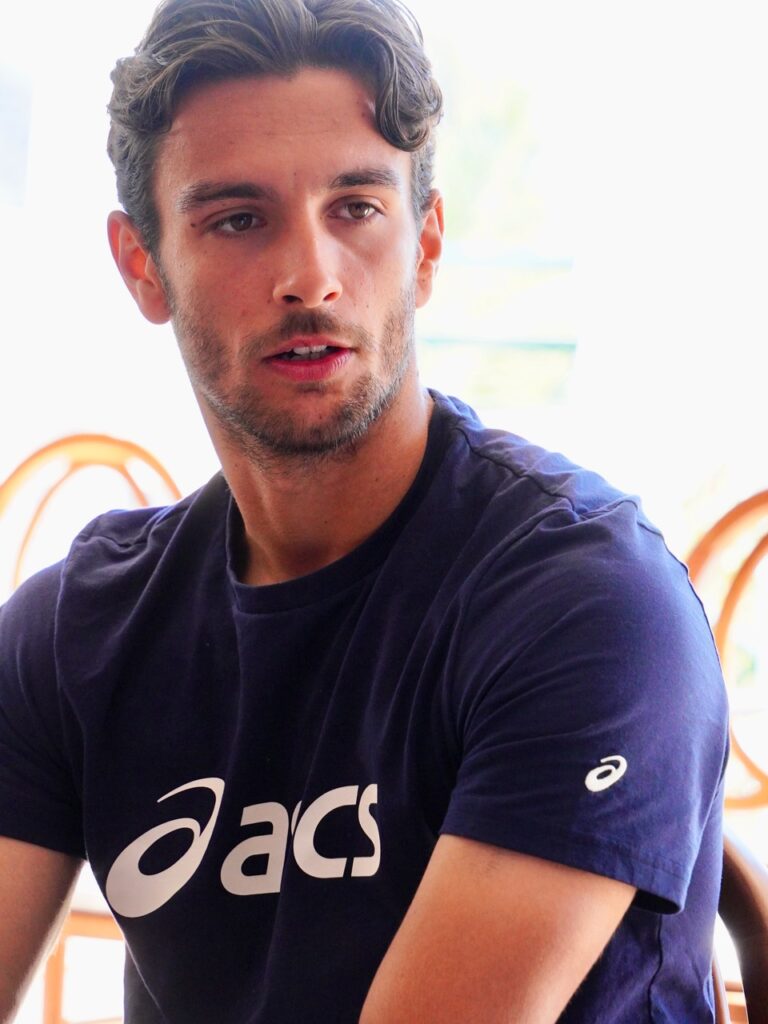 Lorenzo Musetti ha detto di essere pronto per il torneo con positive sensazioni, ft.WSM Agency