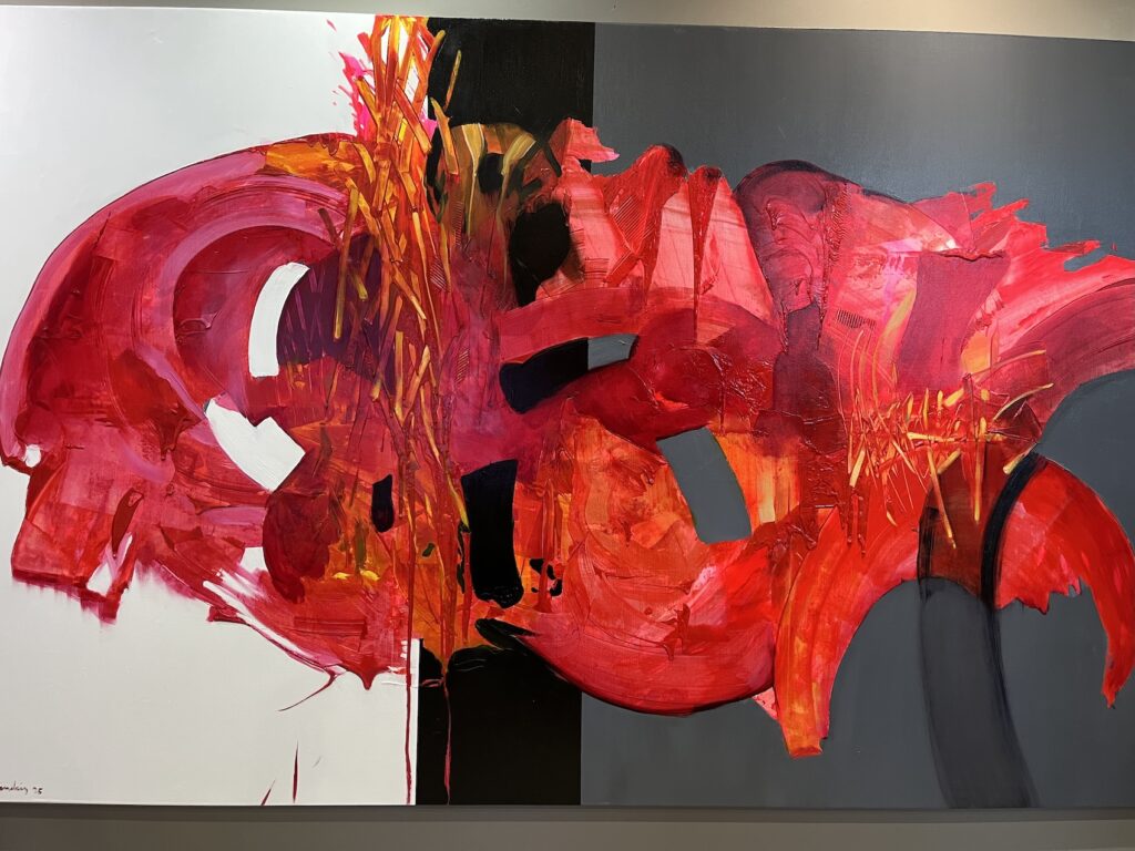 Olga Sinclair alla Kamil Art  gallery durante Monaco Art Week