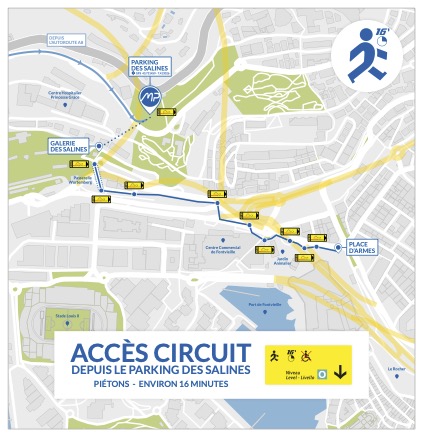 La migliore soluzione per coloro che vengono a Monaco in questo fine settimana per il GP Storico è parcheggiare l'auto alle Salines al Jardin Exotique.