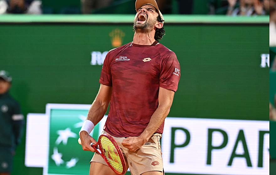 Il tennista di casa, Valentin Vacherot ancora un exploit per lui che ha battuto Musetti