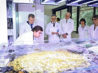 Il Ministro di stato di Monaco Mirmand, visita i lCentre Scientifique di Monaco