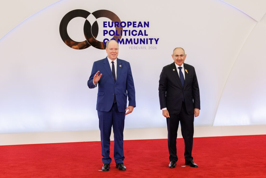 S.A.S. il Principe Alberto II di Monaco ha preso parte all’8° Summit della Comunità Politica Europea, a Erevan, in Armenia.