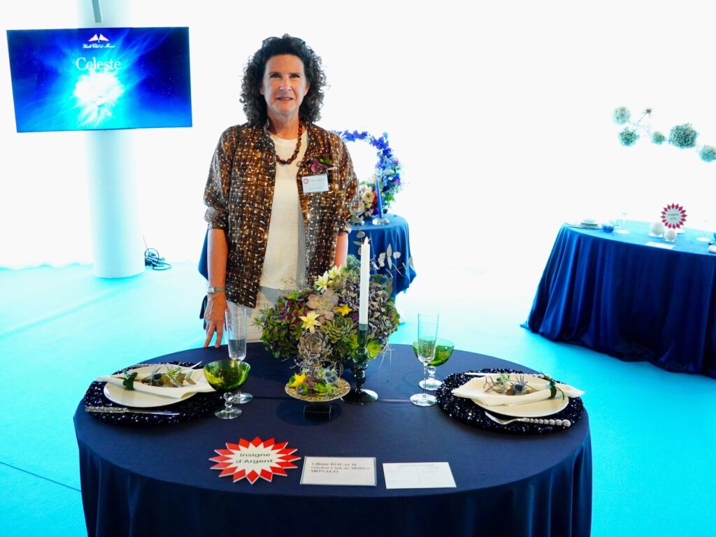 Liliana Rouach premiata per la sua tavola "cena sotto le stelle"
