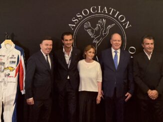 Salla Belle Epoque all'Hermitage affollatissima per la vendita all'asta di beneficenza a favore dell'associazione "Antoine Alléno" in presenza di S.A.S. il Principe Alberto II.