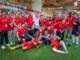 I Barbagiuans superano la Nazionale Piloti per 6-2 nella seconda edizione della Racing Stars Football Cup. Ronaldinho incanta il pubblico sugli spalti