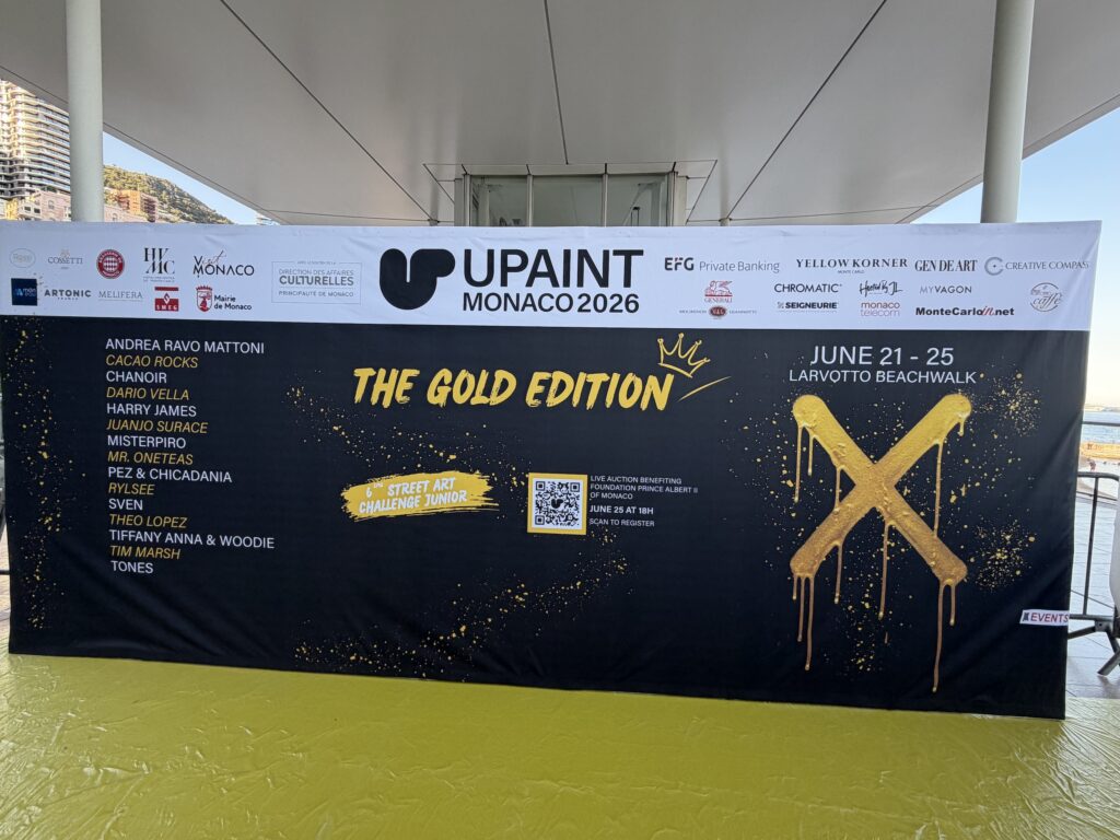 Tutto pronto ad UPAINT al Larvotto per festeggiare la 10ma edizione del Festival di street Art