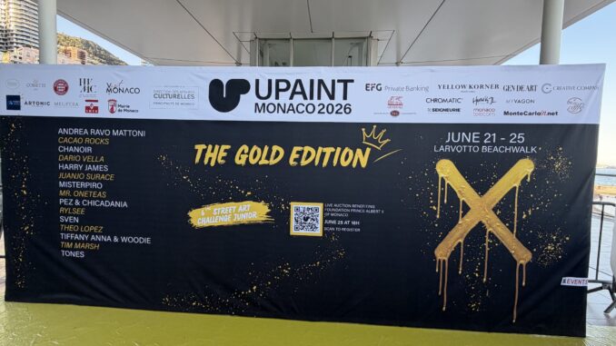 Dal 21 al 25 giugno, la X edizione di UPAINT. IL Festival di Street Art invita 17 artisti internazionali a sostegno della Fondazione Principe Alberto II.