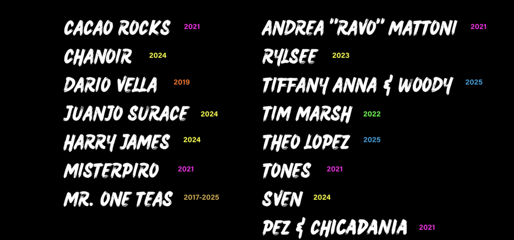 Dal 21 al 25 giugno, la X edizione di UPAINT. con 17 artisti presenti: Cacao rock, Chanoir, Dario Vella, Juanjo surace, Harry James, Andrea Ravo Mattoni, Rylsee, Tiffany Anna e Woody, Tim Marsh, Theo Lopez, Mister Piro, tones, Sven, Pez & chicadania