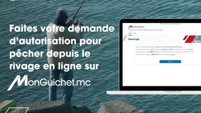 Nuovo servizion online su MonGuichet.mc per dichiarare la pesca ricreativa dalla costa in pochi clic, senza documenti cartacei né spostamenti.