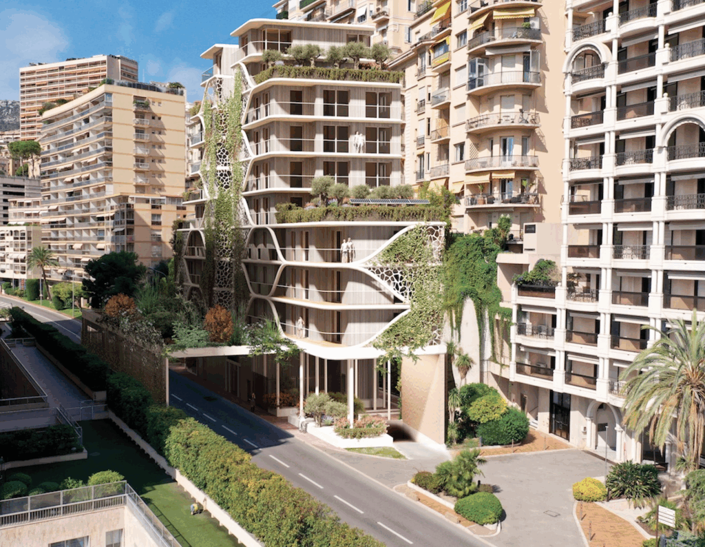 Costruzione di un immobile demaniale al Larvotto superiore Monaco