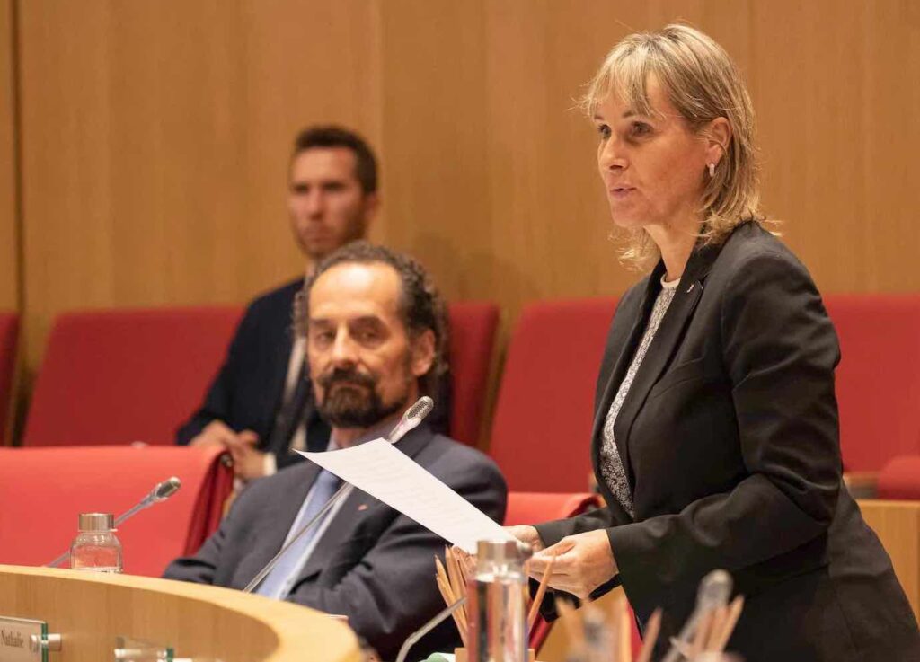  Nathalie Amoratti-Blanc, presidente della Commissione Ambiente e Qualità della vita,