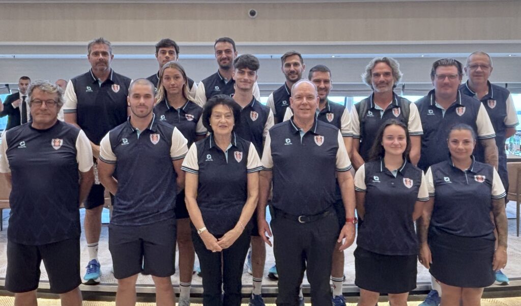 Il Principe Alberto II di Monaco d ha incontrato la delegazione monegasca presente ai giochi del Mediterraneo