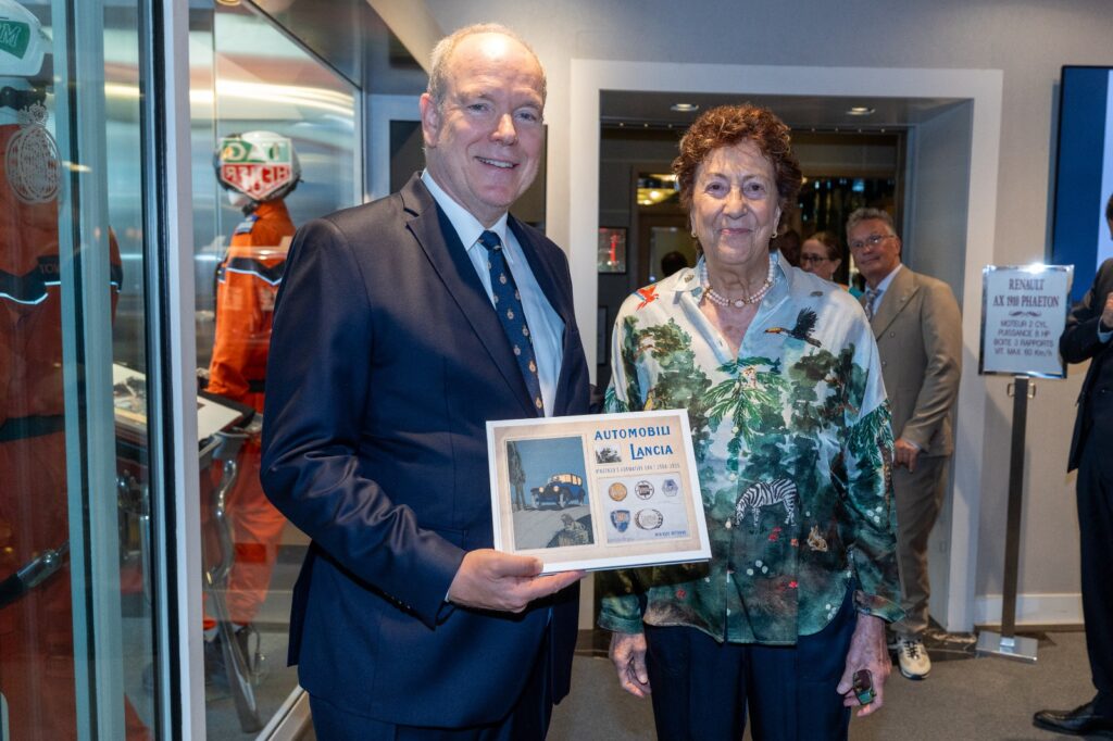 S.A.S. il Principe Albert II e Margherita Boglione nipote di Vincenzo Lancia, ft.©F.Nebinger/PalaisPrincierMC