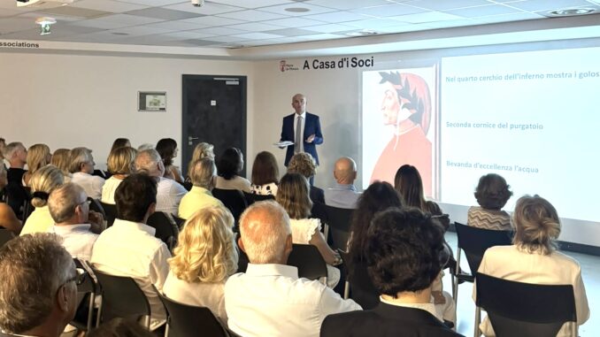 Paolo Di Muro inaugura la stagione della Dante Monaco con una riflessione sul ruolo dell'alimentazione nella prevenzione e nella salute.