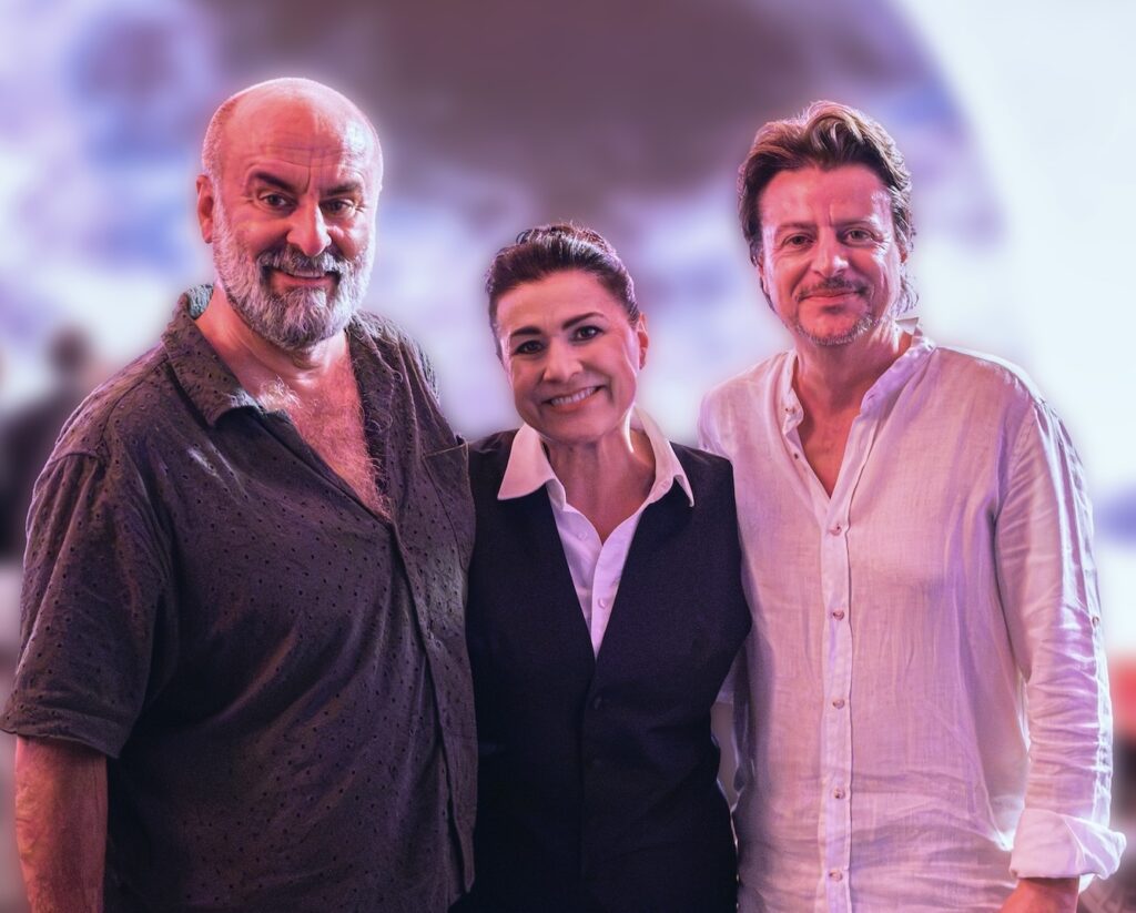 Davide Livermore, Cecilia Bartoli e Paolo Gep Cucco