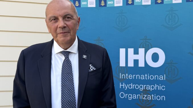 Il Contrammiraglio Luigi Sinapi, nuovo Segretario Generale dell'Organizzazione Idrografica Internazionale (OHI)