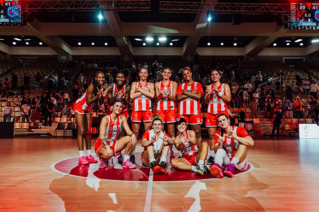 Le monegasche superano Rouen-Bihorel 89-41 al Gaston-Médecin: cinque giocatrici in doppia cifra e una vittoria costruita sul collettivo.