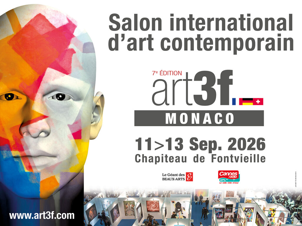 Dall'11 al 13 settembre il Chapiteau de Fontvieille ospita la 7ª edizione di Art3f, il salone che avvicina il grande pubblico all'arte contemporanea.