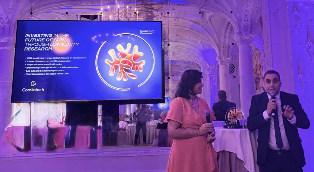 Presentata all’Hotel Hermitage di Monaco, Revelation, la nuova linea Margy’s Monte-Carlo sviluppata con Coraliotech e la ricerca sugli attivi marini.