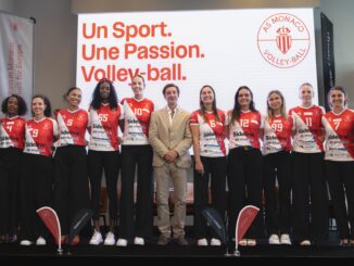 Presentato allo Yacht Club il nuovo progetto dell'ASMonaco volley ball femminile: obiettivo Élite A, con il sostegno del gruppo svizzero Sideline e una nuova organizzazione tecnica.
