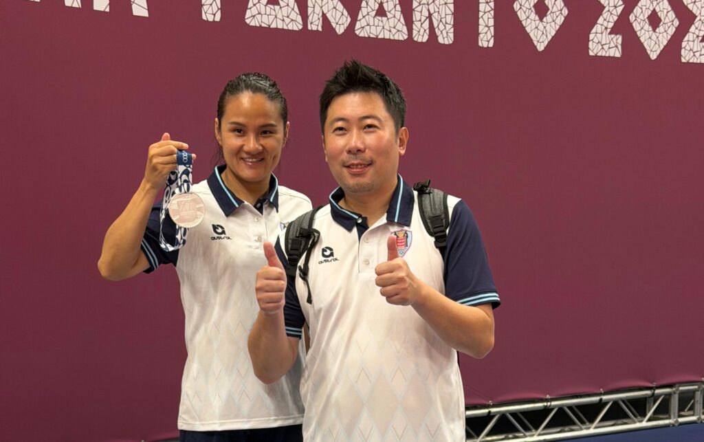 Xiaoxin Yang vince la medaglia d'argento per Monaco nel ping pong ai Giochi del Mediterraneo