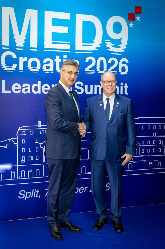 Il sovrano saluta Andrej Plenković, Primo ministro Croato