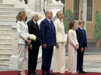 MATTARELLA A MONACO, L'ACCOGLIENZA DEI PRINCIPI GRIMALDI