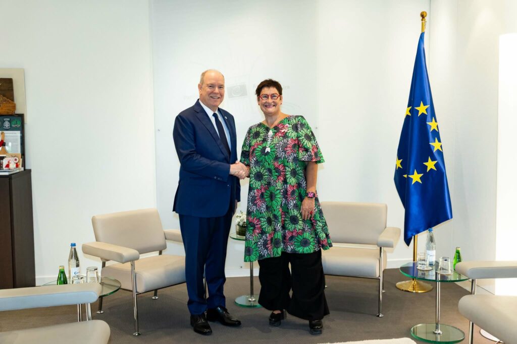 Il Sovrano incontra Petra Bayr Presidente dell'Assemblea parlamentare del Consiglio d'Europa