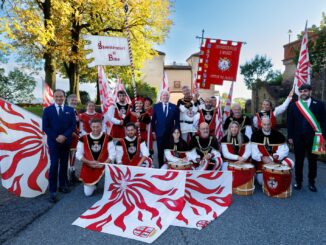 Il Principe Alberto II in visita nei paesi di Niella Belbo, Cerretto Langhe e Novello, in provincia di Cuneo siti storici dei Grimaldi