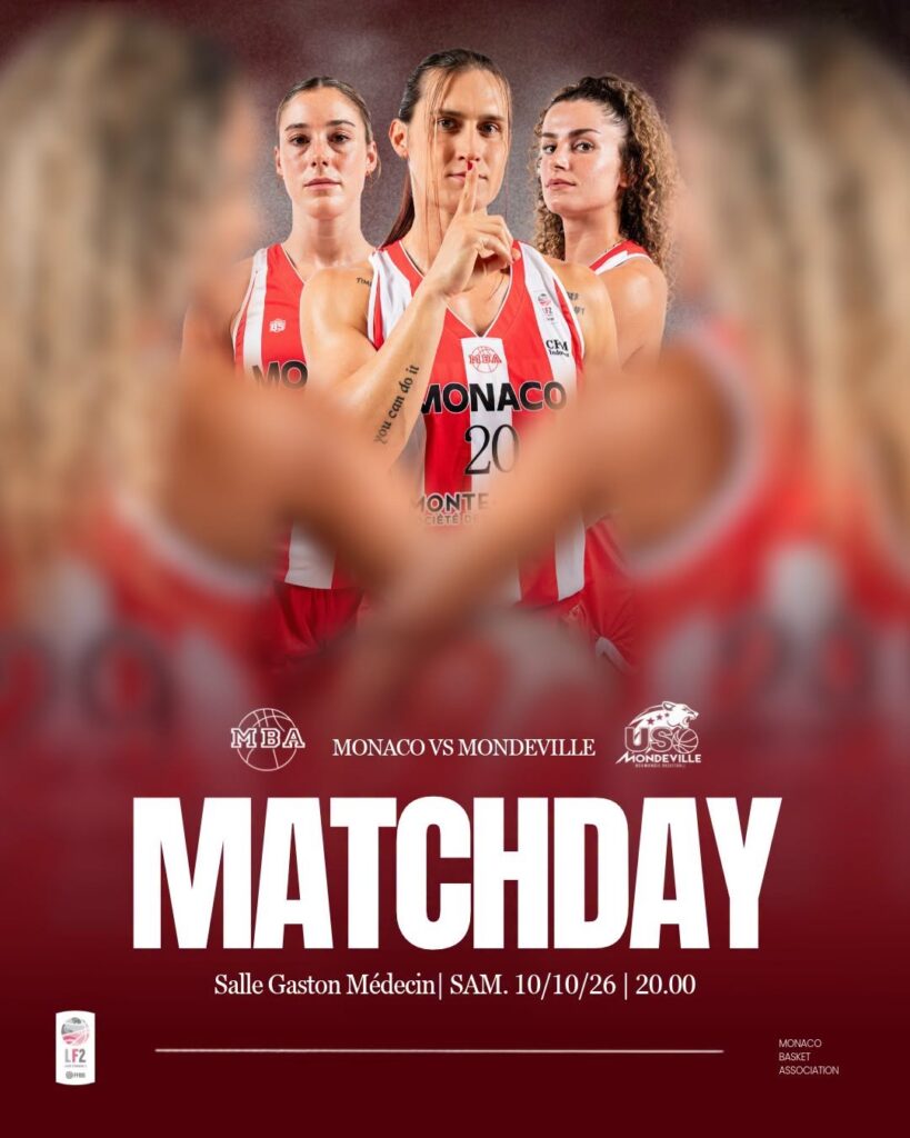 Il basket femminile di Monaco, MBA scende in campo contro USO Mondeville.