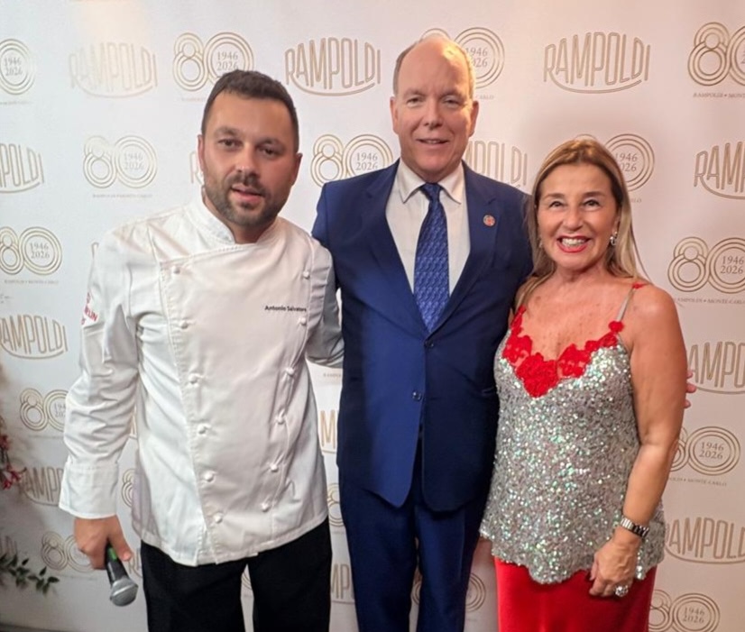 Il Principe di Monaco, L'Ambasciatore Manuela Ruosi e lo Chef Antonio Salvatore