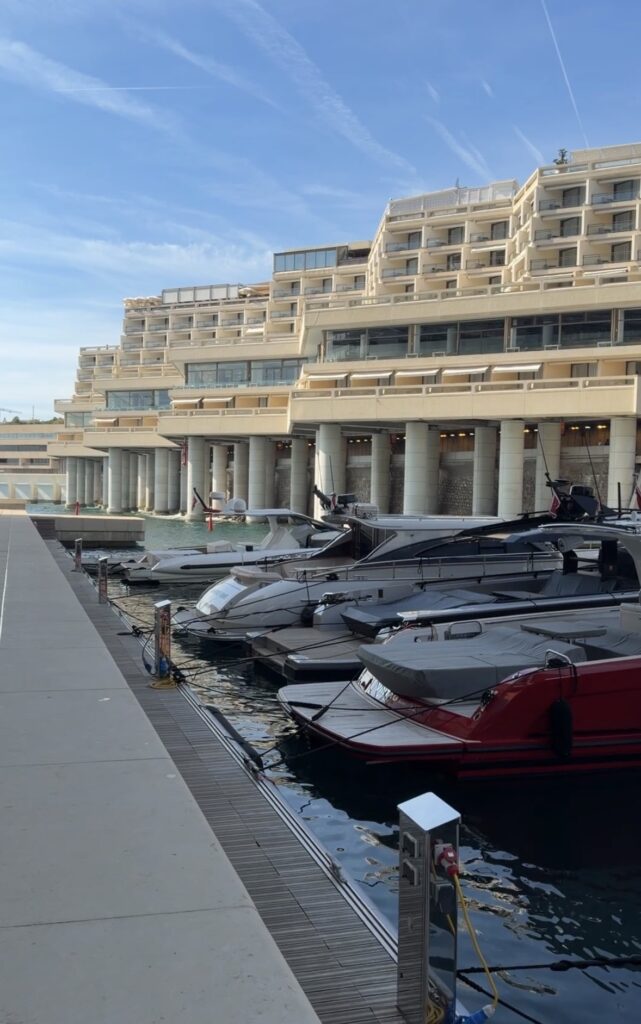 Il Petit Portier è il piccolo porto di MareTerra, sotto le regole della direzione degli Affari Marittimi di Monaco