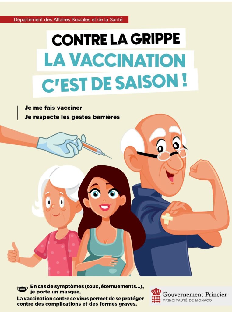 A Monaco disponibili i vaccini contro l'influenza: ci si può vaccinare in farmacia.